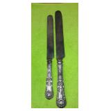 ME3095 USED LOT OF TWO TIFFANY & CO. STERLING SILVER KNIVES KING PATTERN https://www.ebay.com/itm/11