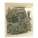 oR8003 LOT OF VINTAGE METAL TRAIN TRACKS https://www.ebay.com/itm/114855491370