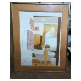 CF7015 B CHILD IN THE BATHROOM ORANGE WITH MATTE (24.5 X 30 5/16 IN) https://www.ebay.com/itm/114855