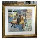 https://www.ebay.com/itm/114855432479	CF7009B Itzchak Tarkay COA "ON THE BENCH" Serigraph in Color, 