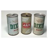 https://www.ebay.com/itm/124776525641	TM0006 LOT OF 3 VINTAGE BEER CANS FROM NEW ORLEANS JAX AND DIX