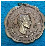 https://www.ebay.com/itm/114918154967	HC3042 ANTIQUE BRONZE KREWE OF CAESAR MARDI-GRAS FLOAT LIEUTEN