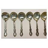 https://www.ebay.com/itm/124835396026	ME1025 STERLING SILVER SET OF 6 SOUP SPOONS