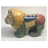 https://www.ebay.com/itm/114918154987	ME7008 South African Raku Pottery Lion Figurine