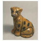 https://www.ebay.com/itm/114918154965	ME7014 South African Raku Pottery Cheetah Figurine (small)