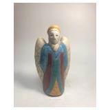 https://www.ebay.com/itm/124835396057	ME7019 South African Raku Pottery Angel Figurine (blue, red, g