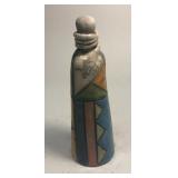 https://www.ebay.com/itm/124835396053	ME7022 South African Raku Pottery Warrior Figurine (red and gr