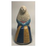 https://www.ebay.com/itm/124835396019	ME7025 South African Raku Pottery Mary Figurine