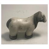 https://www.ebay.com/itm/124835396015	ME7026 South African Raku Pottery Lamb Figurine