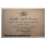 https://www.ebay.com/itm/124835396044	ME7029E Twelfth Night Revelers Invitation 1923 Antique Mardi G