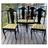 https://www.ebay.com/itm/124815464370	EL6111 Vintage 4 Dinning Room Chairs