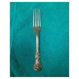 https://www.ebay.com/itm/124815126934	ME3065 USED TIFFANY & CO. 7 1/2 INCH STERLING SILVER FORK KING