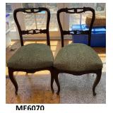https://www.ebay.com/itm/114895803044	ME6070: Pair of Dinning Chairs 