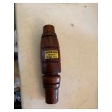 https://www.ebay.com/itm/124776501219	TM9420 Yentzen Caller Patented Groves, Texas Duck Call