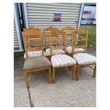 https://www.ebay.com/itm/124847151416	GE6001 - (6) Oak Dinning Room Chairs $180 