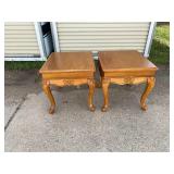 https://www.ebay.com/itm/124847159306	GE6003 - Vintage Oak End Tables $149