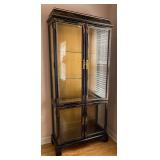 https://www.ebay.com/itm/114939220584	CF9210 Oriental China Cabinet w/ Glass Shelf Black Lacquer w/ 