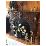 https://www.ebay.com/itm/124856492026	KG0015 Vintage Brown Faux Fireplace Mantel Local Pickup