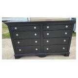 https://www.ebay.com/itm/114940657424	LRM4037 : Black Modern Chest of 8 Drawers / Dresser - Local Pi