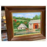 https://www.ebay.com/itm/124857787078	ME6091 J Mellott Oil on Board Landscape Original Art Local pic