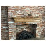 https://www.ebay.com/itm/114940657441	GR7004 1900s New Orleans Wood Fireplace Mantel from St Charles