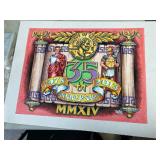 https://www.ebay.com/itm/124857819819	HC1009 Original Art Frolich - 2013 Caesar 35th Ann. Marker on 