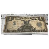 https://www.ebay.com/itm/114994576933	LRM8301 US 1899 $1 Black Eagle Silver Certificate Speelman/Whi