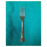 https://www.ebay.com/itm/124815128004	ME3055 USED TIFFANY & CO. 6 3/4 INCH STERLING SILVER FORK KING