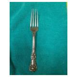 https://www.ebay.com/itm/114895586485	ME3062 USED TIFFANY & CO. 6 3/4 INCH STERLING SILVER FORK KING