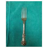 https://www.ebay.com/itm/124815126934	ME3065 USED TIFFANY & CO. 7 1/2 INCH STERLING SILVER FORK KING