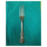 https://www.ebay.com/itm/114895586481	ME3066 USED TIFFANY & CO. 7 1/2 INCH STERLING SILVER FORK KING