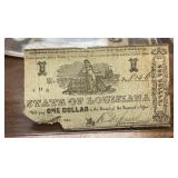 https://www.ebay.com/itm/124917822462	LRM8319 - 1864 Louisiana Confederate Note One Dollar	Auction