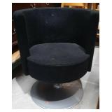 https://www.ebay.com/itm/124963923172	SC8004 Mid Century Modern Black Barrel Swivel Chair LOCAL PICK