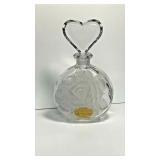 JX017	https://www.ebay.com/itm/124977506975	JX017 GENUINE LEAD CRYSTAL PERFUME BOTTLE FOSTED ROSE DE