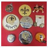 https://www.ebay.com/itm/115068650066	LAN5264 LOT OF NINE NEW ORLEANS SAINTS FOOTBALL PATCH PINS EAR
