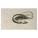 https://www.ebay.com/itm/124977512761	NC346 STERLING SILVER LARGE SHRIMP PIN - PENDANT 	 BIN 	 $49.9
