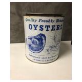 https://www.ebay.com/itm/115068650068	NC460 Oyster Tin Can Gallon Hyacinath VA Vintage Good Conditio