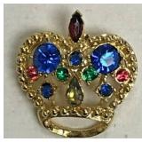 https://www.ebay.com/itm/115068658156	NCJ06 MULTI JEWELED GOLD CROWN PIN FASHION 	 BIN 	 $19.99 