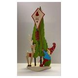 NC527 VINTAGE EMQEE CORP HAWAII CHRISTMAS ORNAMENT ELF AND REI