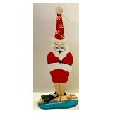 NC532 VINTAGE EMQEE CORP HAWAII CHRISTMAS ORNAMENT BAREFOOT SA