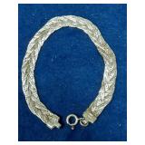 https://www.ebay.com/itm/115128372276	LAN3440 VINTAGE 7 INCH STERLING SILVER BRACELET ( 10.4 GRAMS)	