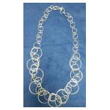 https://www.ebay.com/itm/125036837347	LAN3456 VINTAGE 24 INCH STERLING SILVER NECKLACE (28.4 GRAMS)	