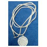https://www.ebay.com/itm/125036837322	LAN3462 STERLING SILVER 30 INCH ROPE CHAIN & NEW ORLEANS WATER