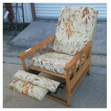 https://www.ebay.com/itm/115165154805	SB3050 VINTAGE  Mid Century Modern WOOD LOUNGE Recliner CHAIR 