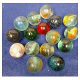 https://www.ebay.com/itm/125078840929	LAN9394 VINTAGE LOT OF 16 LARGE SIZE 1960s MARBLES		BIN	 $19.9
