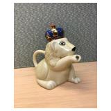 https://www.ebay.com/itm/125116417547	KB0250: Ceramic Crowned Lion Teapot marked W LOCAL PICKUP		BIN