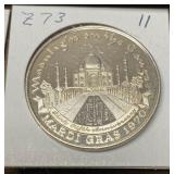 https://www.ebay.com/itm/115188155035	CHOCTAW 1970 .999 Fine Silver Theme New Orleans Mardi Gras Dou