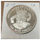 https://www.ebay.com/itm/125097233509	Rex 1967 .999 Fine Silver Theme New Orleans Mardi Gras Doubloo