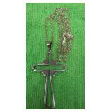 https://www.ebay.com/itm/125095073723	LAN3516 VINTAGE 20 INCH STERLING SILVER CHAIN & CROSS FAB		Off