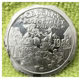 https://www.ebay.com/itm/115229494494	CAESAR 1989 .999 Fine Silver Mardi Gras Krewe Theme Doubloon Z